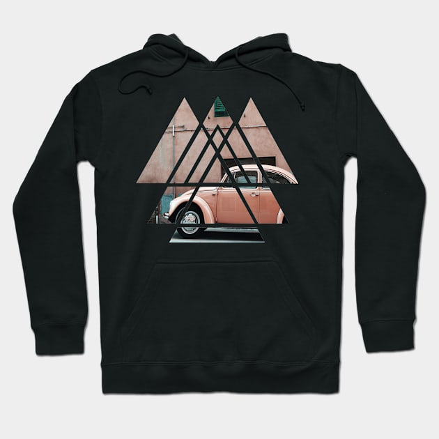 Scared Geometry Triangles Hoodie by manal